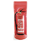 Single Red Fire Extinguisher Stand